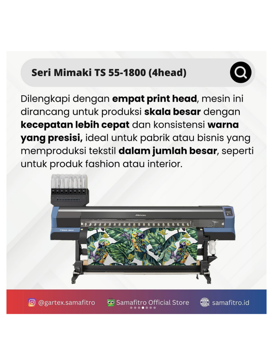 MIMAKI TS 55 - 1800 (4HEAD)