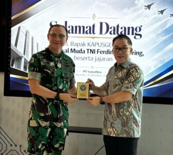 KAPUSGEOSAU LAKSANAKAN KUNJUNGAN KERJA KE PT SAMAFITRO