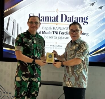 KAPUSGEOSAU LAKSANAKAN KUNJUNGAN KERJA KE PT SAMAFITRO
